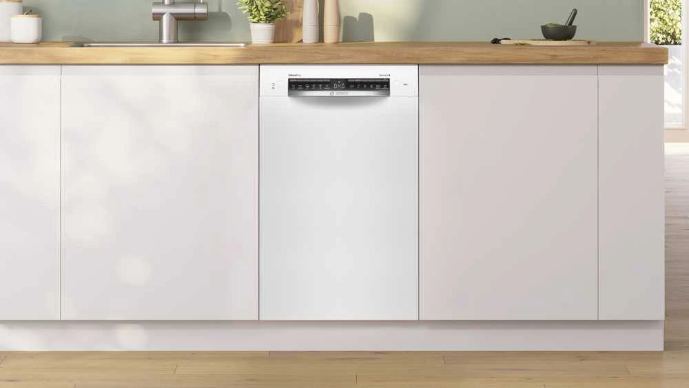 Bosch SPU4HMW12E Serija 4, Indaplovė, montuojama iš apačios, 45 cm, Balta