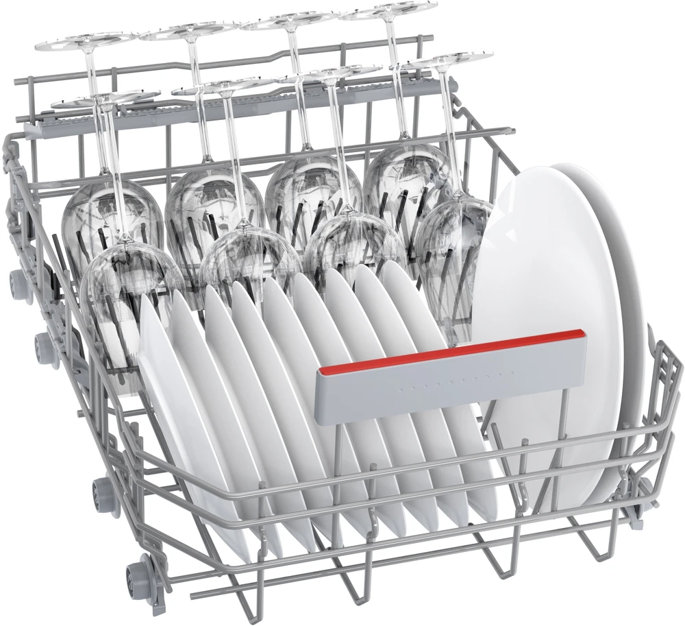 Bosch SPU6ZMW02S Serija 6, Indaplovė, montuojama iš apačios, 45 cm, Balta