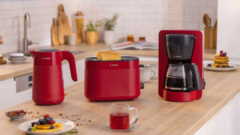 Sumuštinių keptuvas Bosch TAT2M124 Kompaktinis skrudintuvas, MyMoment, Raudona