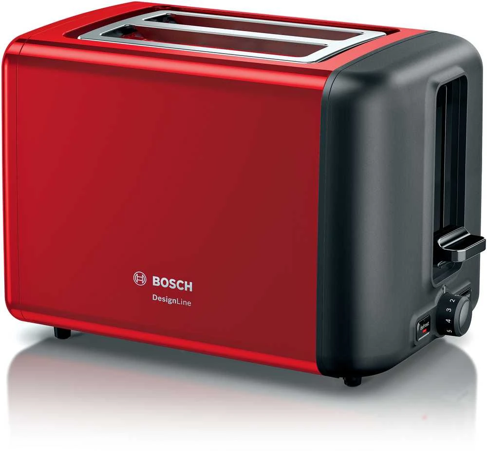 Bosch TAT3P424 Kompaktinis skrudintuvas, DesignLine, Raudona