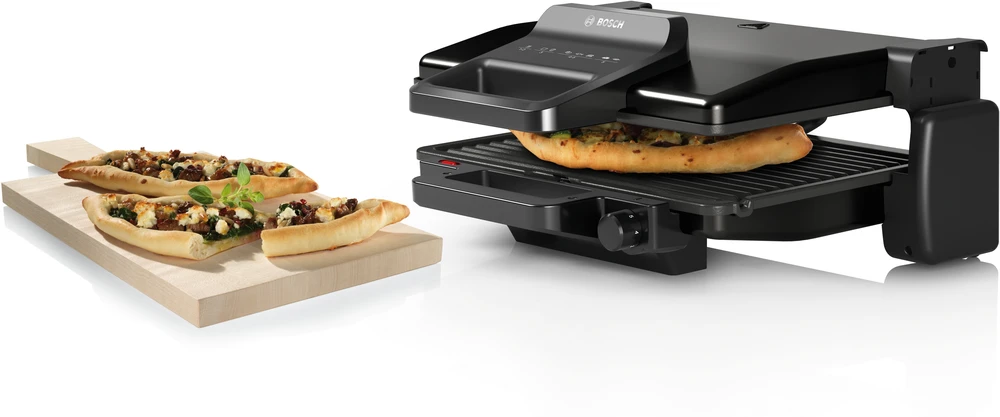 Virtuvinės svarstyklės Bosch | TCG3323 | Contact grill | 2000 W | Juodas