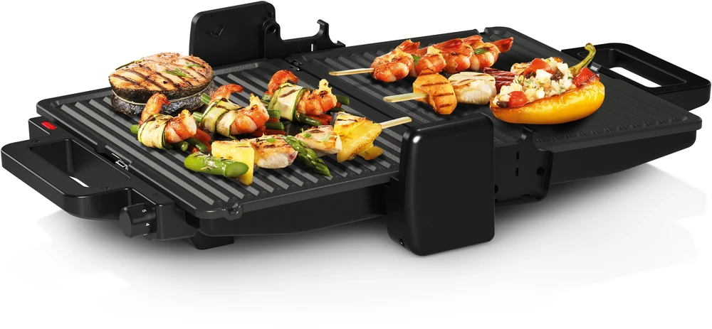 Virtuvinės svarstyklės Bosch | TCG3323 | Contact grill | 2000 W | Juodas