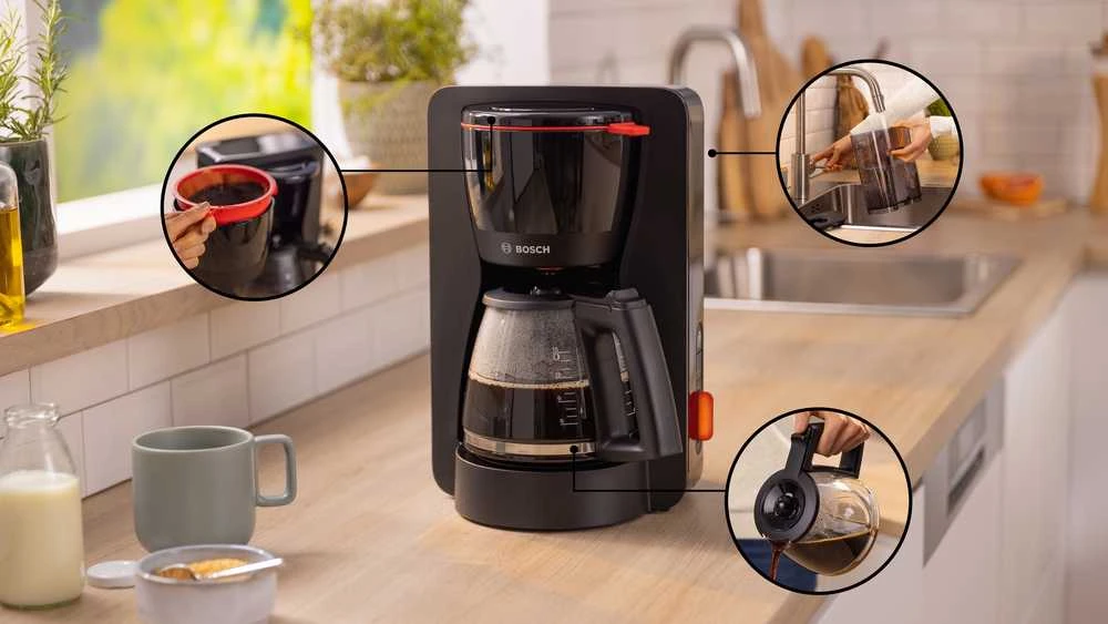 Kavos Aparatas - Bosch TKA3M133 1.4L Pusiau Automatinis