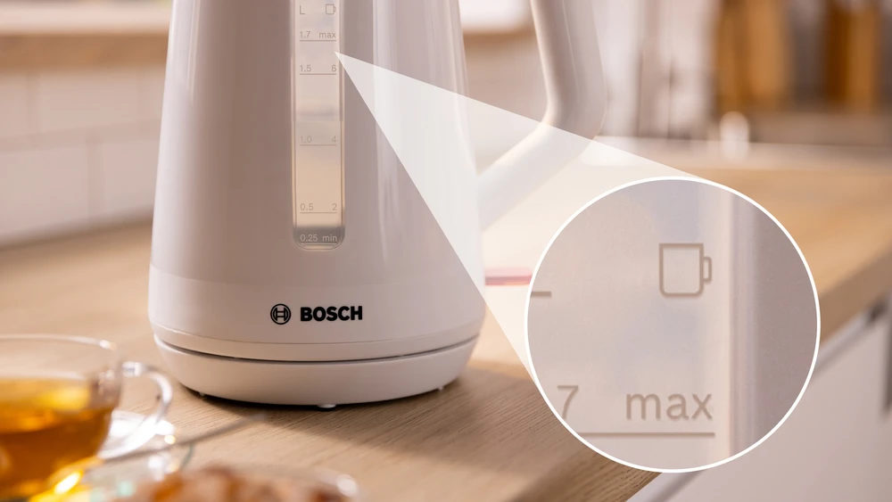 Virdulys Bosch TWK1M121 MyMoment 1,7 l, Baltas