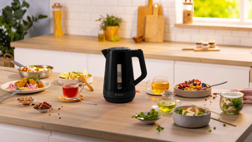 Virdulys Bosch TWK1M123 MyMoment 1,7 l, Juodas