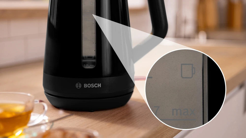Virdulys Bosch TWK1M123 MyMoment 1,7 l, Juodas