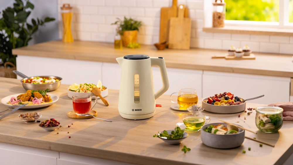 Virdulys Bosch TWK1M127 MyMoment 1,7 l, Smėlio spalvos