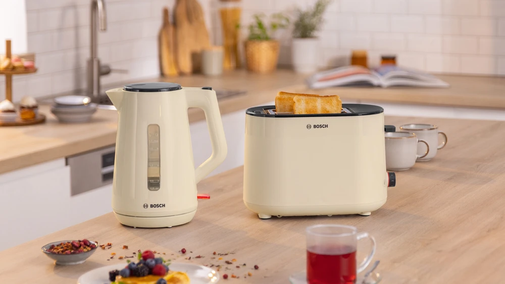 Virdulys Bosch TWK1M127 MyMoment 1,7 l, Smėlio spalvos