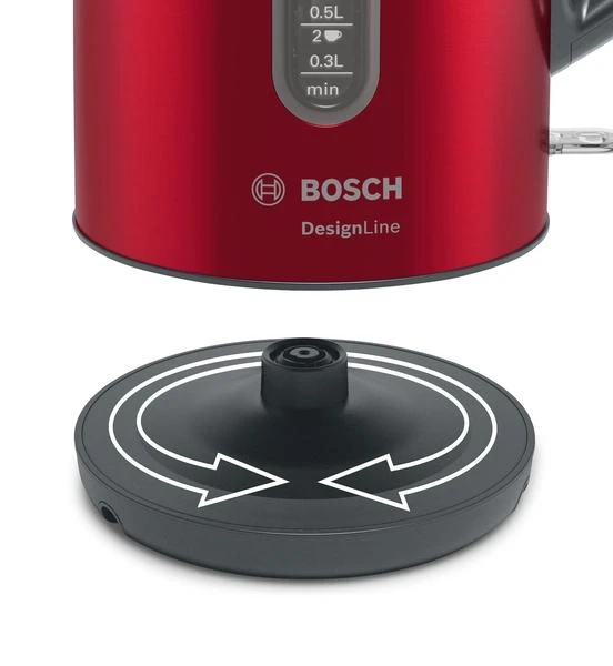 Virdulys Bosch DesignLine TWK4P434, raudonas