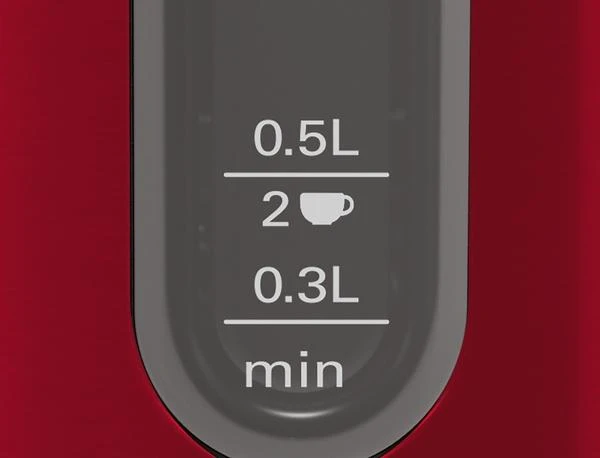 Virdulys Bosch DesignLine TWK4P434, raudonas