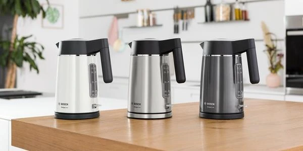 Virdulys Bosch TWK5P475 DesignLine, Grafito spalvos, 1,7 L