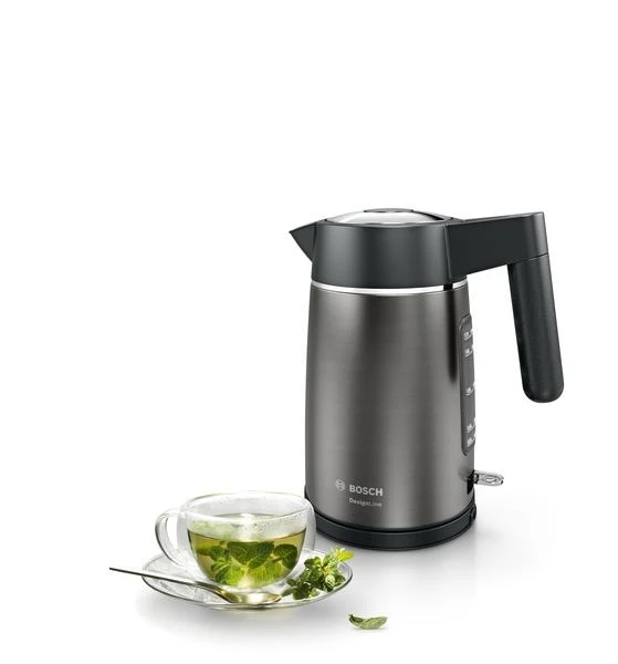 Virdulys Bosch TWK5P475 DesignLine, Grafito spalvos, 1,7 L