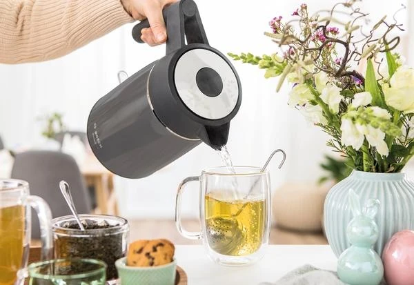 Virdulys Bosch TWK5P475 DesignLine, Grafito spalvos, 1,7 L