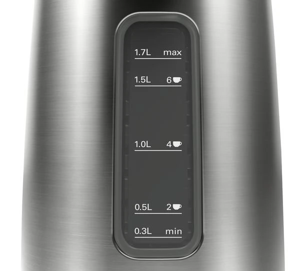 Virdulys Bosch TWK5P475 DesignLine, Grafito spalvos, 1,7 L