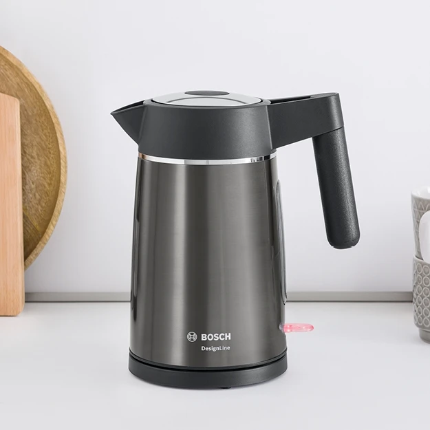 Virdulys Bosch TWK5P475 DesignLine, Grafito spalvos, 1,7 L
