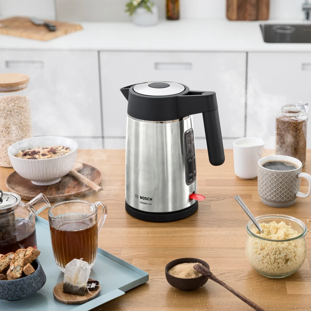 Bosch TWK5P480 Virdulys, DesignLine, Nerūdijančio plieno