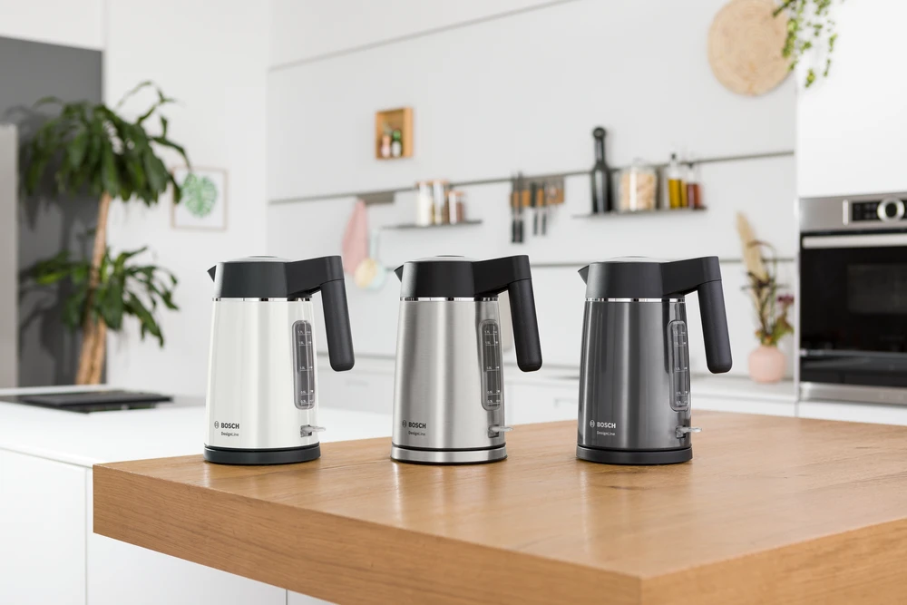 Bosch TWK5P480 Virdulys, DesignLine, Nerūdijančio plieno
