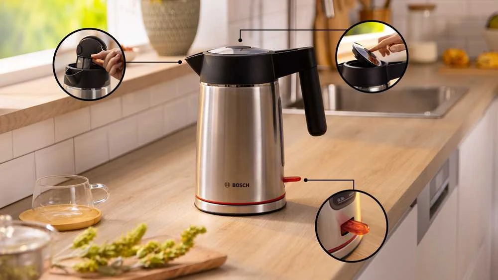 Bosch TWK6M480 Virdulys, MyMoment, Nerūdijančio plieno