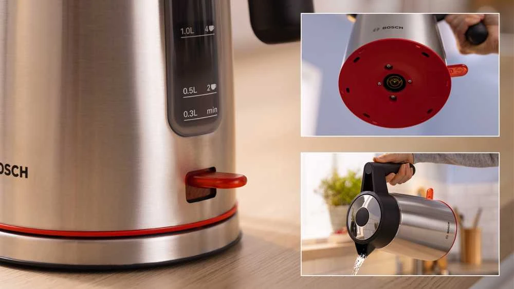 Bosch TWK6M480 Virdulys, MyMoment, Nerūdijančio plieno