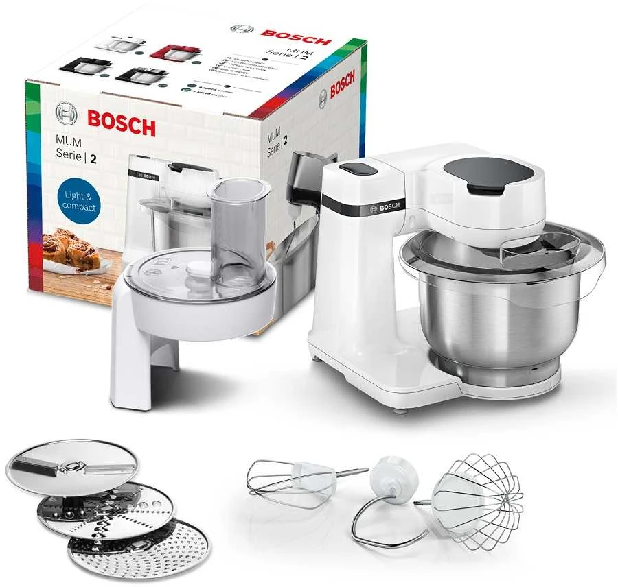 Virtuvinis kombainas Bosch Virtuvės kombainas MUM Serie | 2 700 W, Baltas, MUMS2EW01