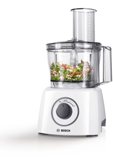 Virtuvinis kombainas Bosch MCM3110W Virtuvės kombainas, MultiTalent 3, 800 W, Baltas, Baltas