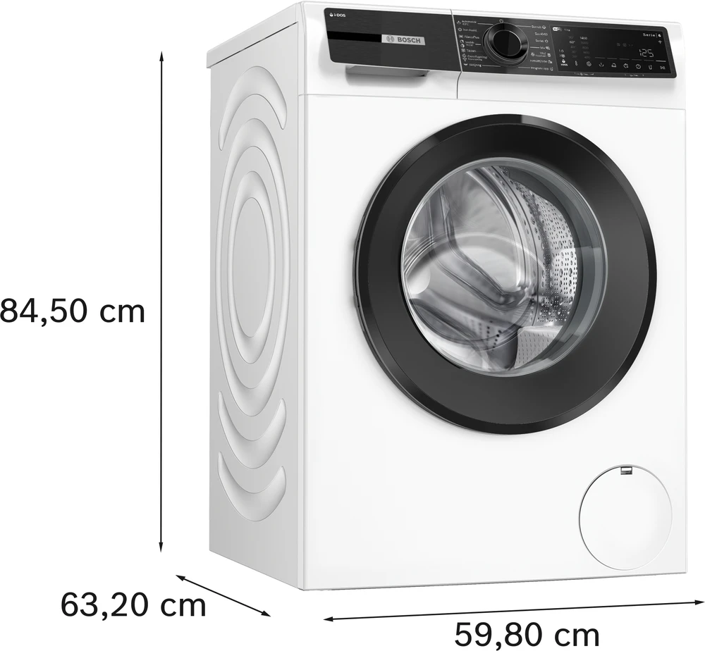 Skalbimo mašina Bosch WGK264FJSN Serija 6, Skalbyklė, pakraunama iš priekio, 11 kg, maks. 1400 aps./min.