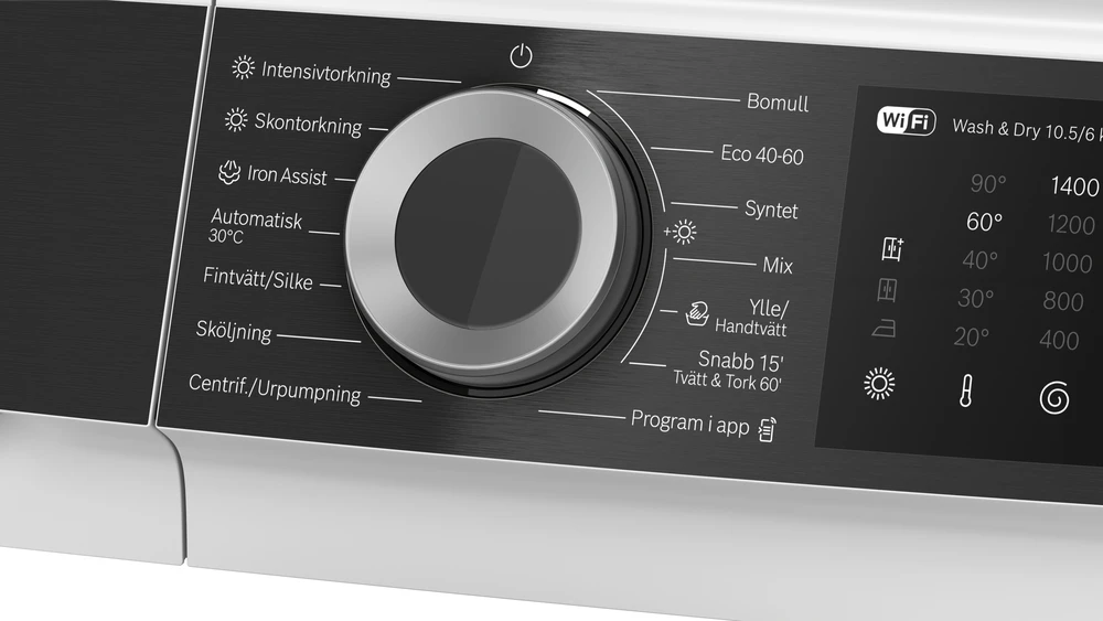Bosch WNG2541LSN Serija 6, Skalbyklė-džiovyklė, 10.5/6kg, maks. 1400 aps./min.