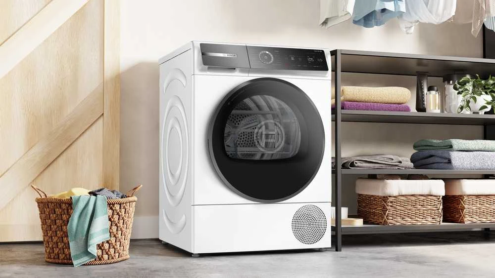 Bosch WQB246DASN Serija 8, Džiovyklė su šilumos siurbliu, 9kg