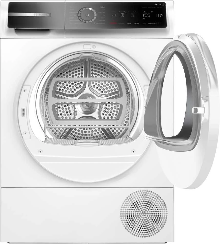 Bosch WQB246DLSN Serija 8, Džiovyklė su šilumos siurbliu, 9kg