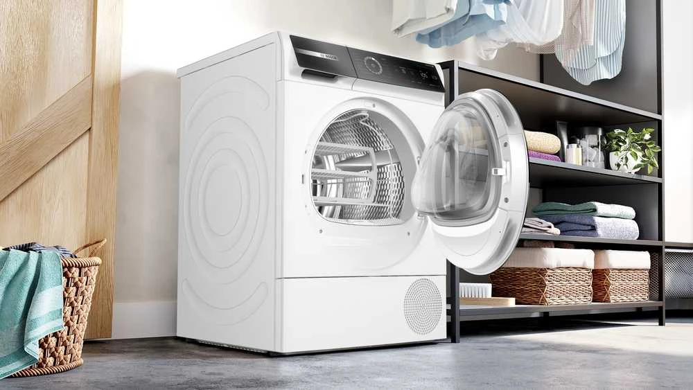Bosch WQB246DLSN Serija 8, Džiovyklė su šilumos siurbliu, 9kg
