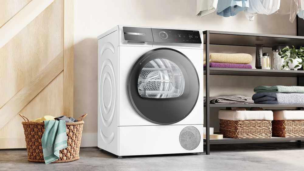 Bosch WQB246DLSN Serija 8, Džiovyklė su šilumos siurbliu, 9kg
