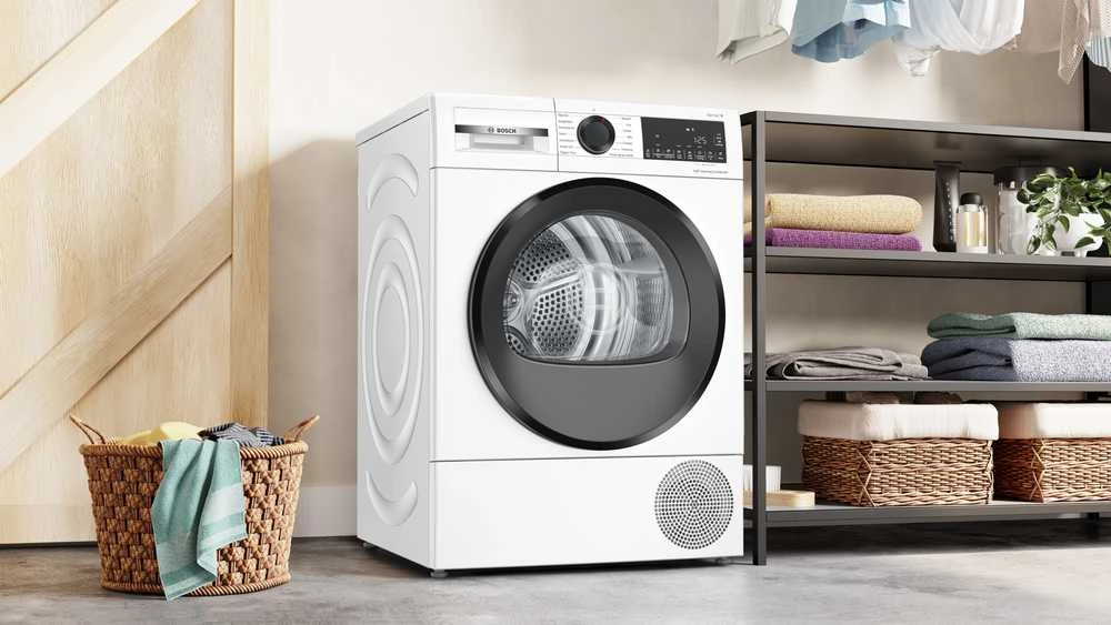 Džiovyklė Bosch Serija 6 WQG245D9SN, su šilumos siurbliu, 9 kg