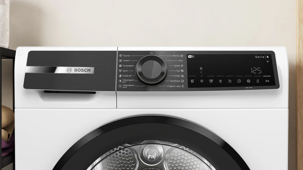 Bosch WQK2420ESN Serija 6, Džiovyklė su šilumos siurbliu, 9kg