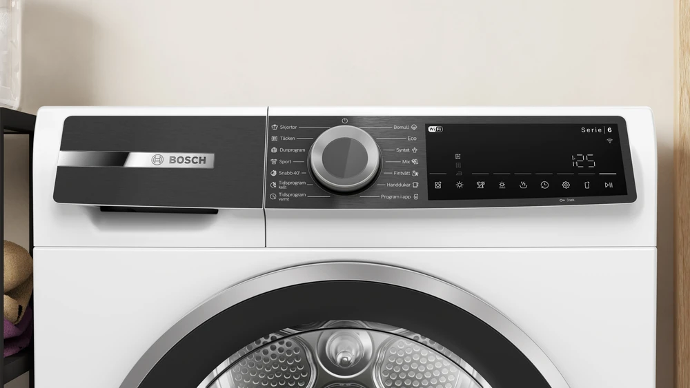 Bosch WQK2420LSN Serija 6, Džiovyklė su šilumos siurbliu, 9kg