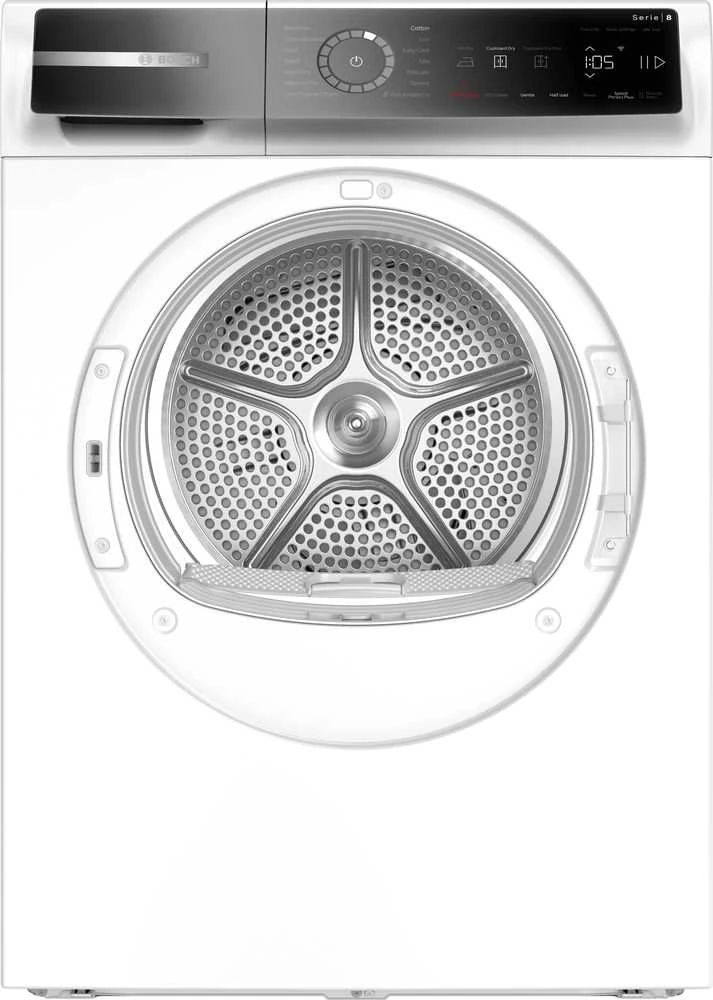 Bosch WRB247D0SN Serija 8, Džiovyklė su šilumos siurbliu, 9kg