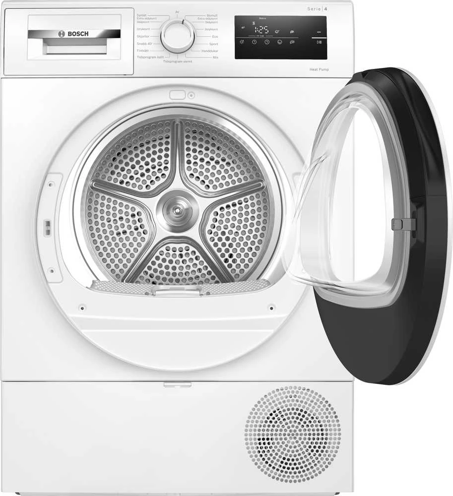 Bosch WTH85V0ISN Serija 4, Džiovyklė su šilumos siurbliu, 8kg