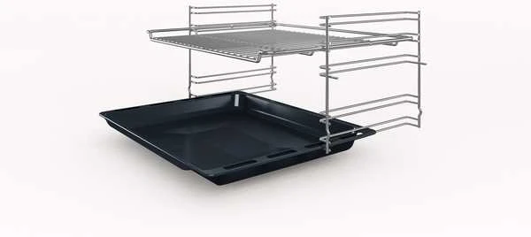 Orkaitė Bosch | Oven | HBF010BR1S | 66 L | A | Multifunctional | Manual | Knobs | Height 59.5 cm | Plotis 59.4 cm | Nerūdijantis plienas