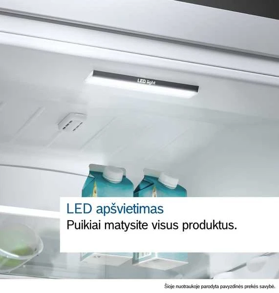 Bosch KGN367ICT Serie | 4 laisvai statomas šaldytuvas-šaldiklis, nerūdijančio plieno (atsparus pirštų antspaudams)