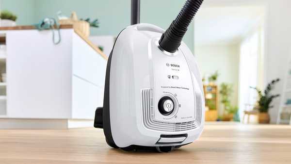 Bosch BGL38WH2 Serija 4, Dulkių siurblys su maišeliu, Baltas