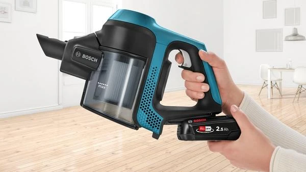 Įkraunamasis dulkių siurblys Bosch Serija 6 BBS611LAG, Mėlynos spalvos