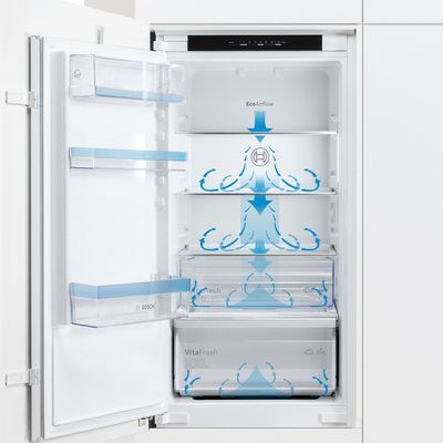 Įmontuojamasis šaldytuvas Bosch KIN86NSE0 NoFrost aprašymas - Prekės nuotrauka