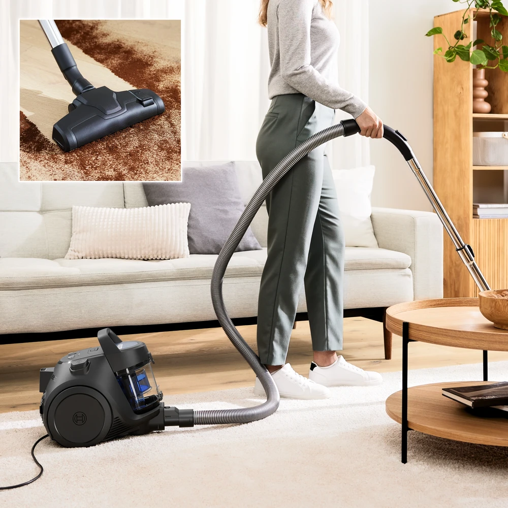 Bosch BGS05BA2TH Serija 2, Dulkių siurblys be maišelio, Juoda