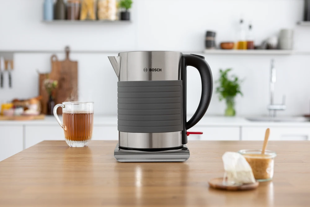 Virdulys Bosch TWK7S05, 2200 W, 1,7 L, Pilkas