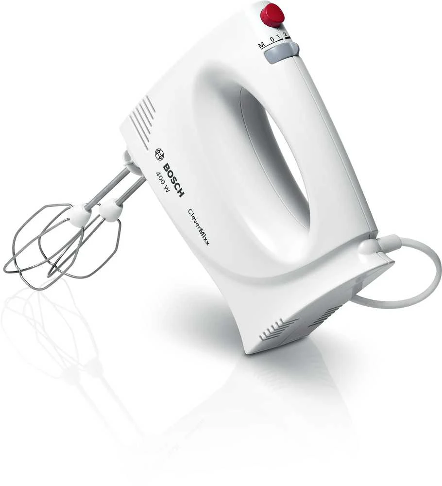 Plakiklis Bosch MFQ3425NE Rankinis maišytuvas, CleverMixx, 400 W, Baltas, Raudonas