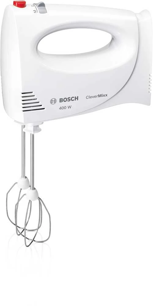 Plakiklis Bosch MFQ3425NE Rankinis maišytuvas, CleverMixx, 400 W, Baltas, Raudonas
