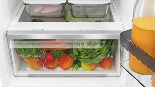 Įmontuojamas šaldytuvas Bosch KIV86VFE1 4 serija, Baltos spalvos