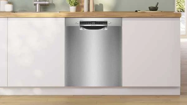 Bosch SMU4HKI72S Serija 4, Indaplovė, montuojama iš apačios, 60 cm, Matēts tērauds ar anti-fingerprint pārklājumu