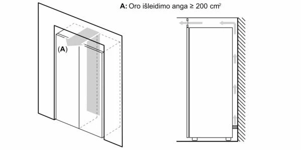 Bosch GSN36VIEP Serija 4, Laisvai statomas šaldiklis, 186 x 60 cm, Nerūdijančio plieno