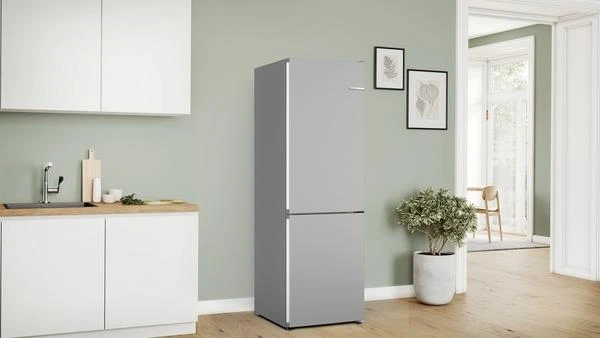 Šaldytuvas Bosch KGN362LDF 4 serija, Nerūdijančio plieno efektas