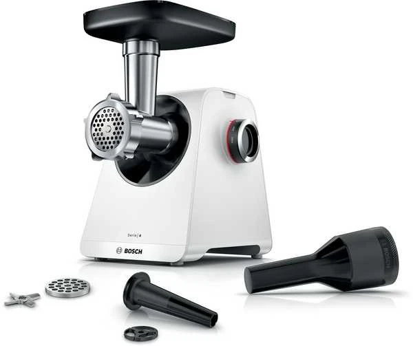 Bosch MFWS420W Serija 4, Mėsmalė, MultiPower Series 4, 1900 W, Baltas, Baltas